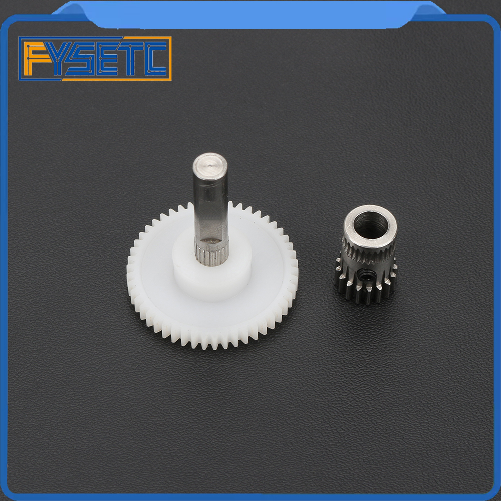 Extrusora de eje extrusor BMG, engranaje de montaje, extrusora única y doble directa con polea de acero Prusa i3 para engranaje impulsor primario 1,75/5,0