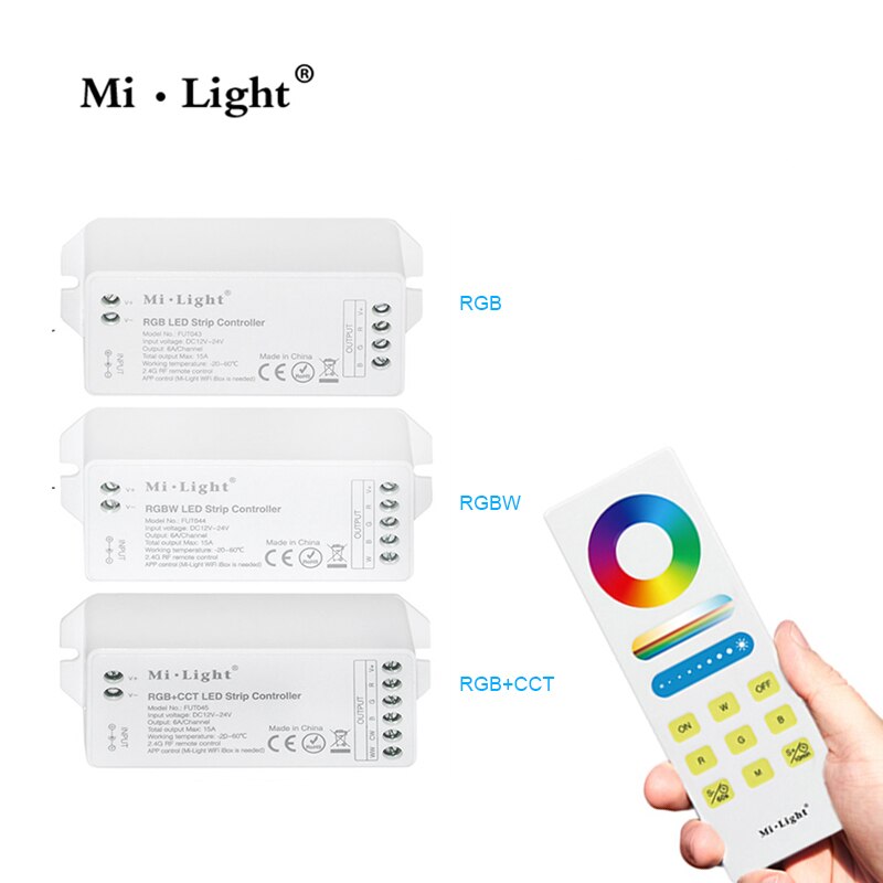 FUT088 Smart Led Remote Controller Mi light 2.4G RF Touch Remote Control for LED Strip Light Bulbs Down lights