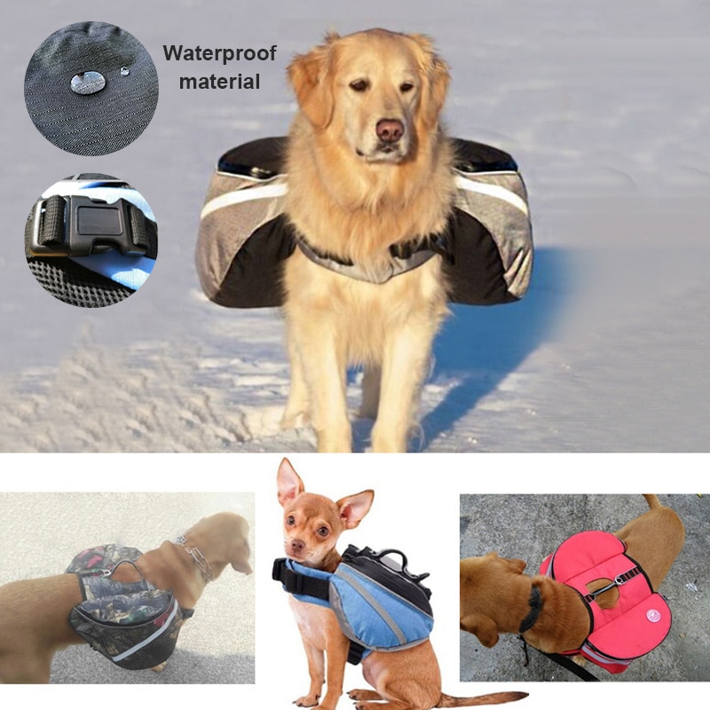 Huisdier Grote Hond Bag Carrier Rugzak Zadeltassen Hond Zelf Rugzak Reizen Grote Capaciteit Tas Dragers Voor Honden PB610