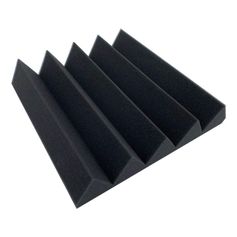 2Pcs 3D Soundproof Sponge Sticker,Five Slots Acoustic Foam Panel Stop Absorption Studio Ktv Sound for Home Decor Art Bedroom Bat