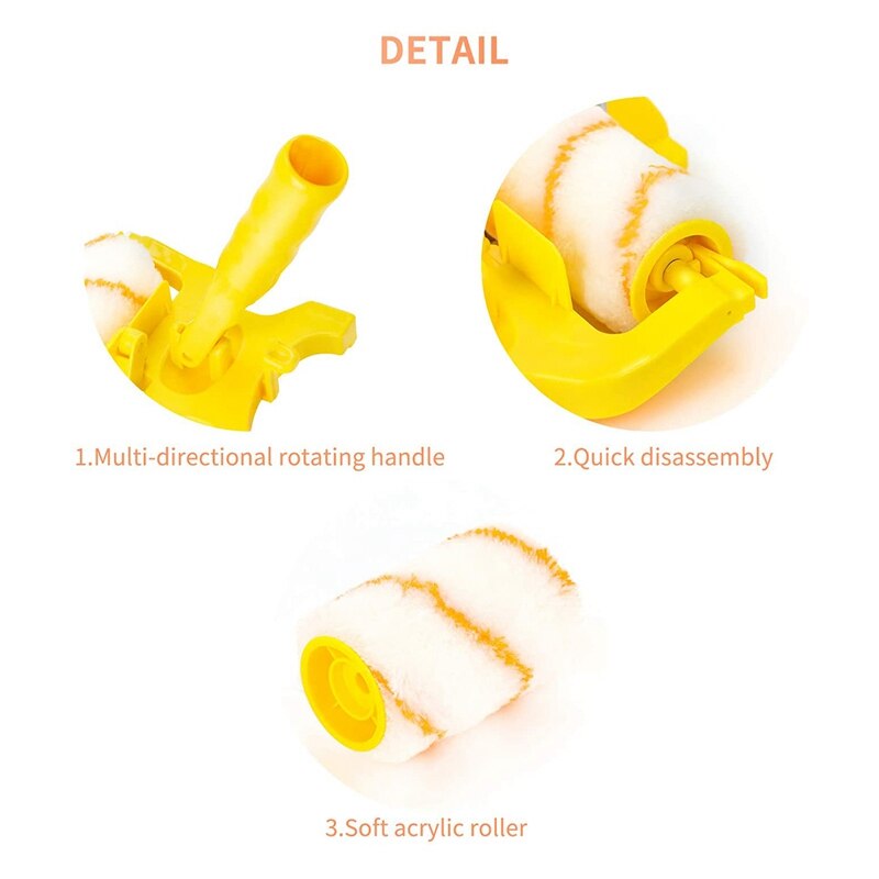 Verf Edger Roller Borstel Verf Edger Combo Kit, CleanCut Verf Edger