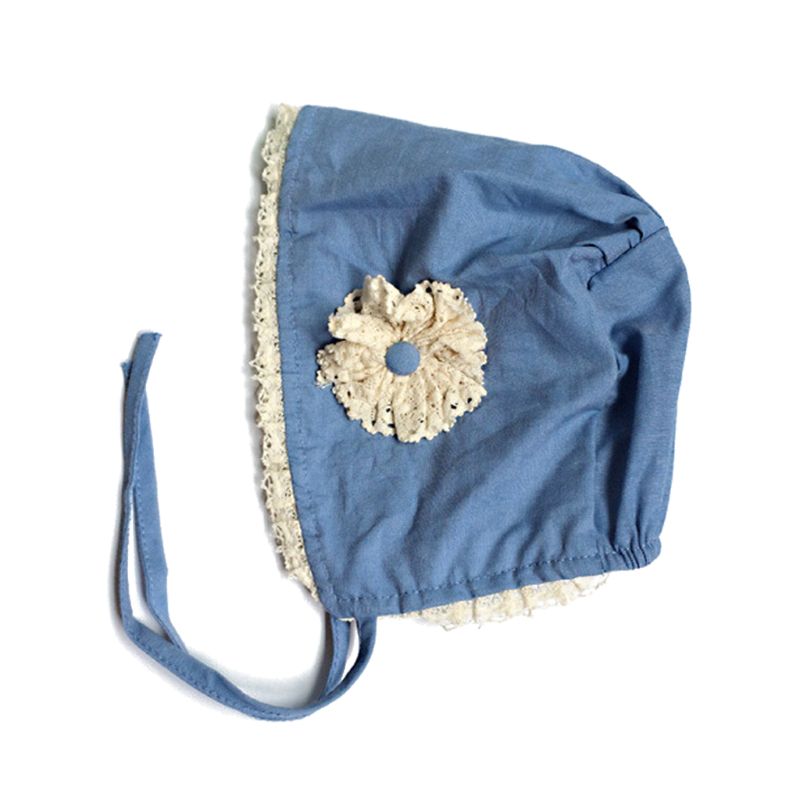 Baumwolle Baby Hütte für Mädchen Prinzessin Rüschen Baby Hütte Weiß Frühling Sommer Neugeborenen Hütte Jahrgang Baby Mädchen Hüte 85WA: 78