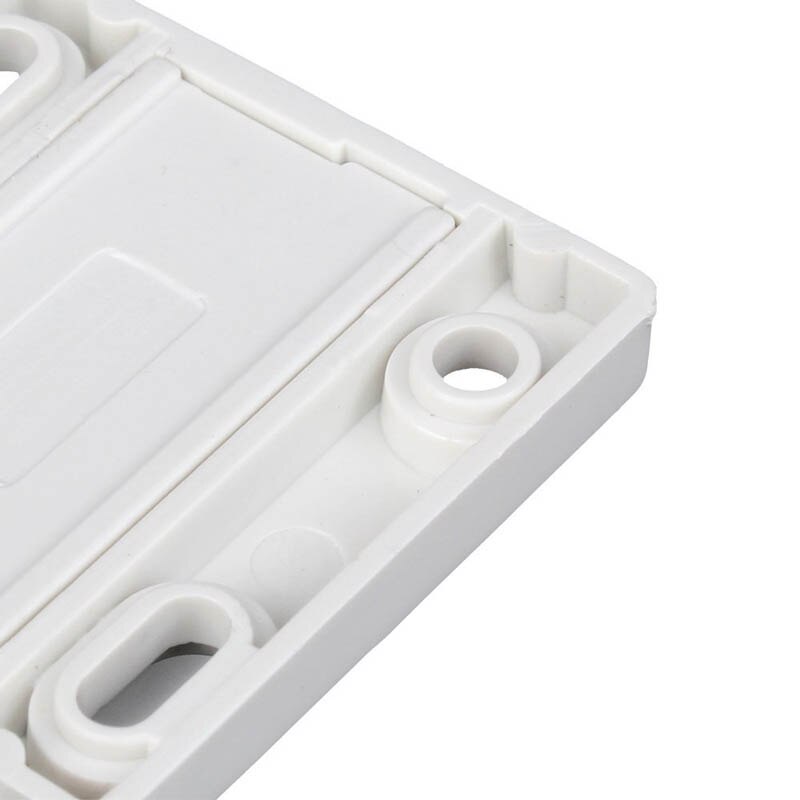 Interruptor Magnético para puerta de cristal, 5 piezas, imán cuadrado de una sola prensa, resorte invisible, cuentas táctiles, Tope de puerta, muebles