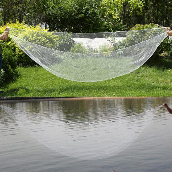 Fishing Net Single Mesh Nylon Durable Braided Float Fishing Trap Cast Folding Fishing Network Gear Fishermen Tools