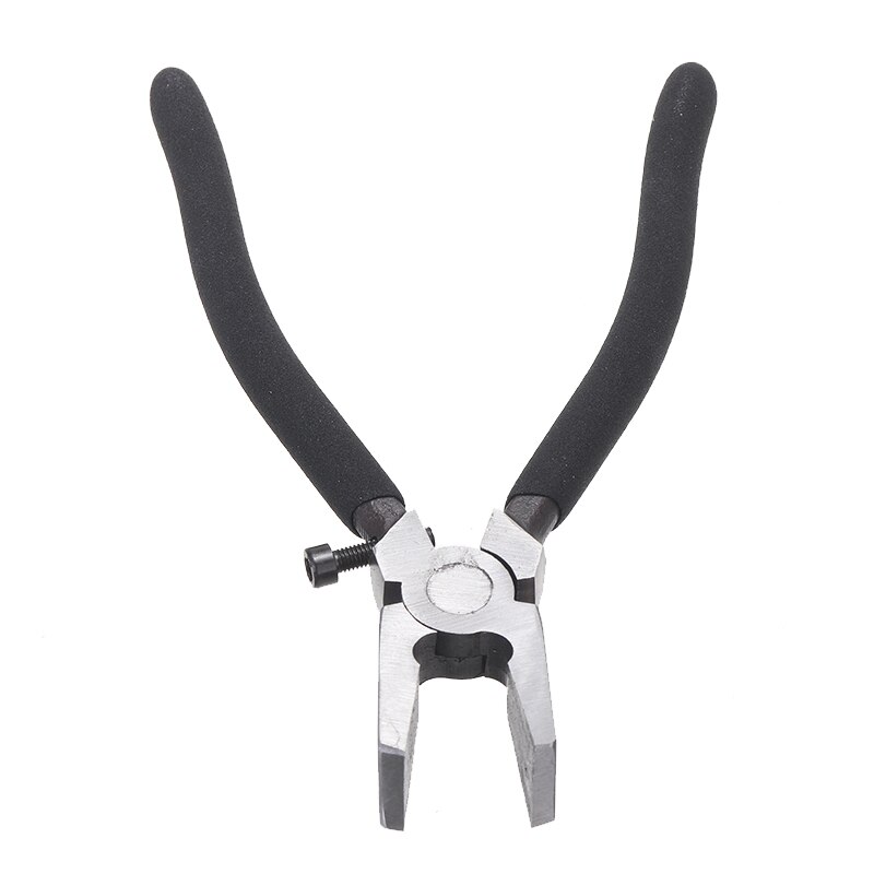 1pc Cutting Glass Pliers Non-slip Handle Flat End Breaker Pliers Breaking Stained Glass Grozing Plier Tools