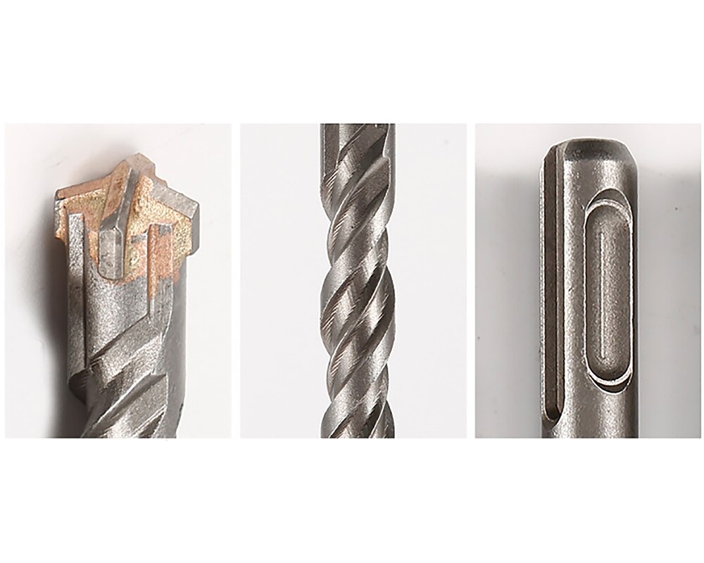7pcs cross tungsten steel alloy sds-plus drill bit. For perforating concrete, stone, brick walls.