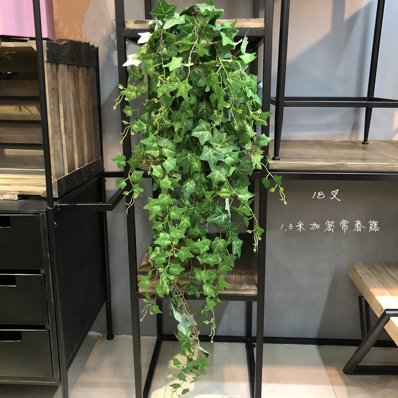 Paquete grande de plantas de vid artificiales, hiedra colgante, hojas de helecho persa, accesorios de decoración para de boda y jardín, 1 Uds.: Verde claro