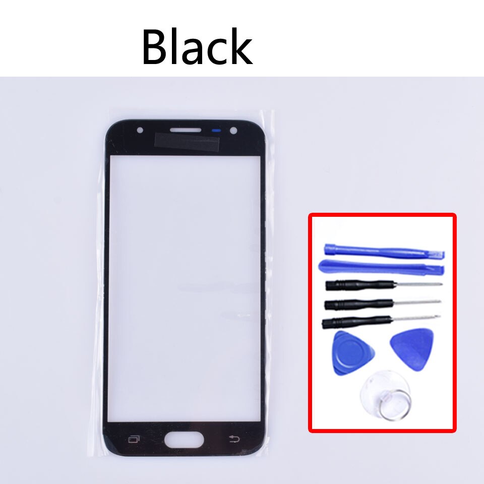 Pantalla táctil de 5,0 "J330 para Galaxy J3 , J330, J330F, SM-J330FN, SM-J330N/DS, LCD, frontal, lente exterior de cristal: Black-With tool