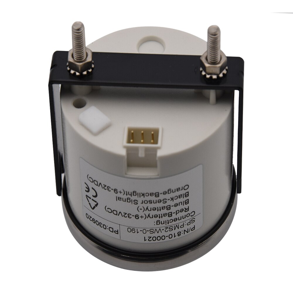 52mm Sewage Level Gauge Meter Indicator Boat Holding Tank Level fit Boat Ship Vessel 0-190ohm 240-33ohm 9-32V Car accessories