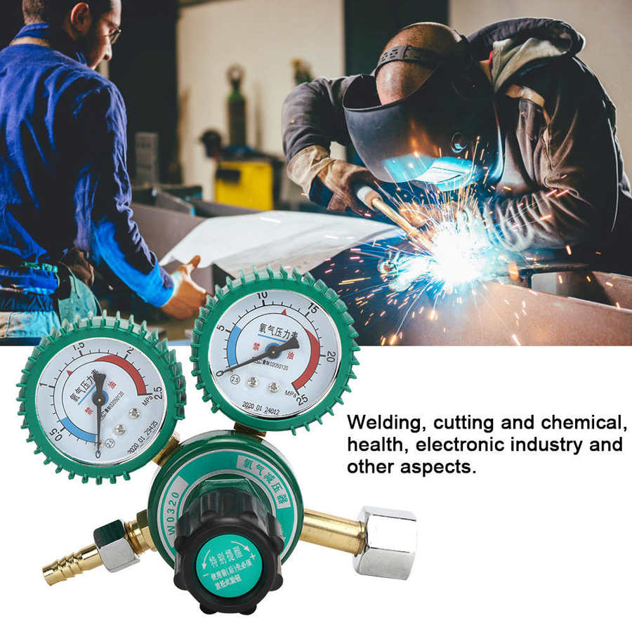 Luftkompressor tryckreducerare syreregulator elverktygstillbehör gassvets-/skärutrustning  w0320a