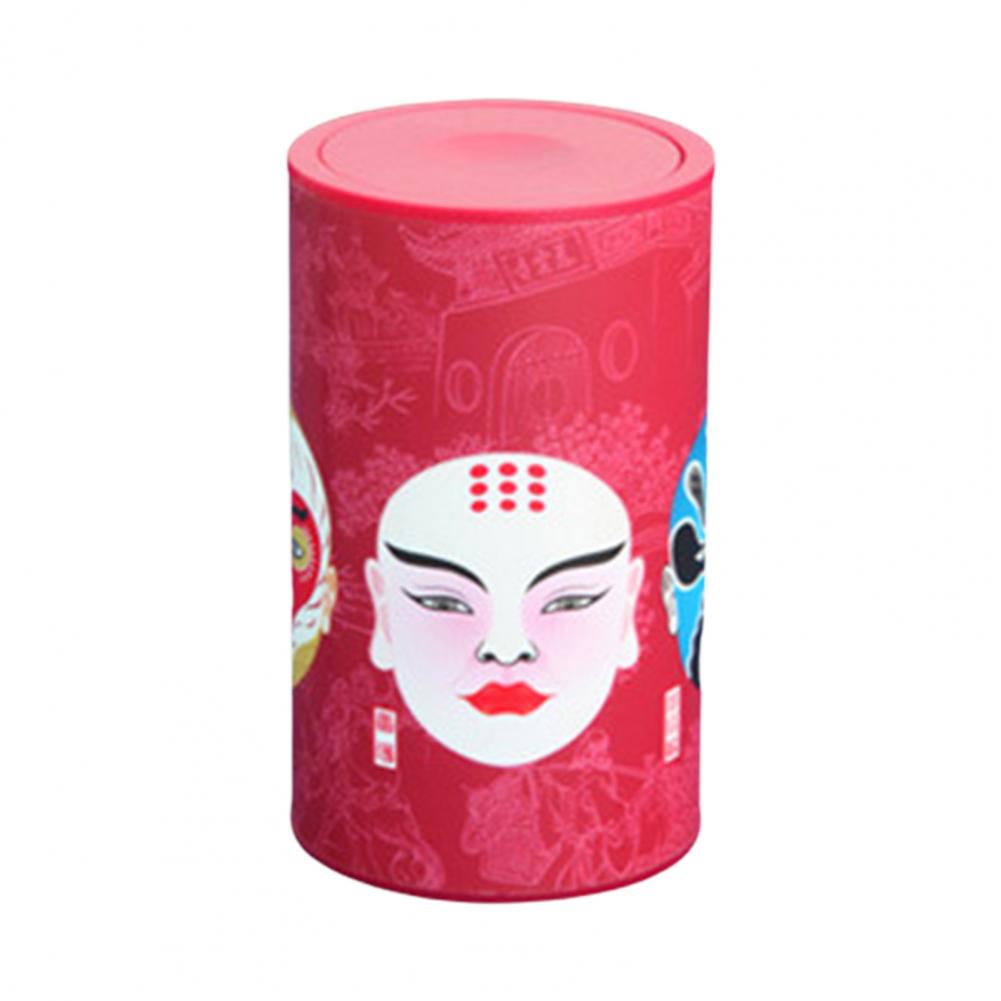 Toothpick Holder Chinese Style Automatic ABS Chinese Opera Face Pattern Toothpick Dispenser for Toothpick Toothpick Holder