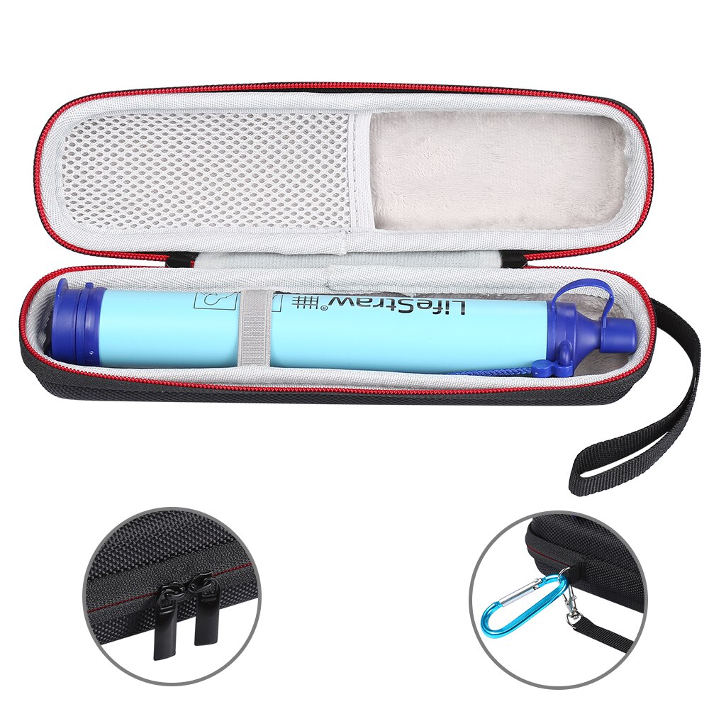 Eva harde doos beschermende reis draagtas opberghoes tas voor lifestraw persoonlijke waterfilter rioolwaterzuivering