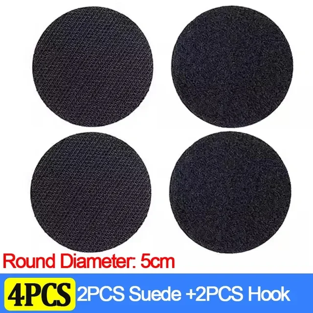 Tapijt Bevestigingsstickers Dubbelzijdig Hoge Zelfklevende Auto Tapijt Vaste Patches Thuis Vloer Voetmatten Anti Slip Grip Tapes: Black