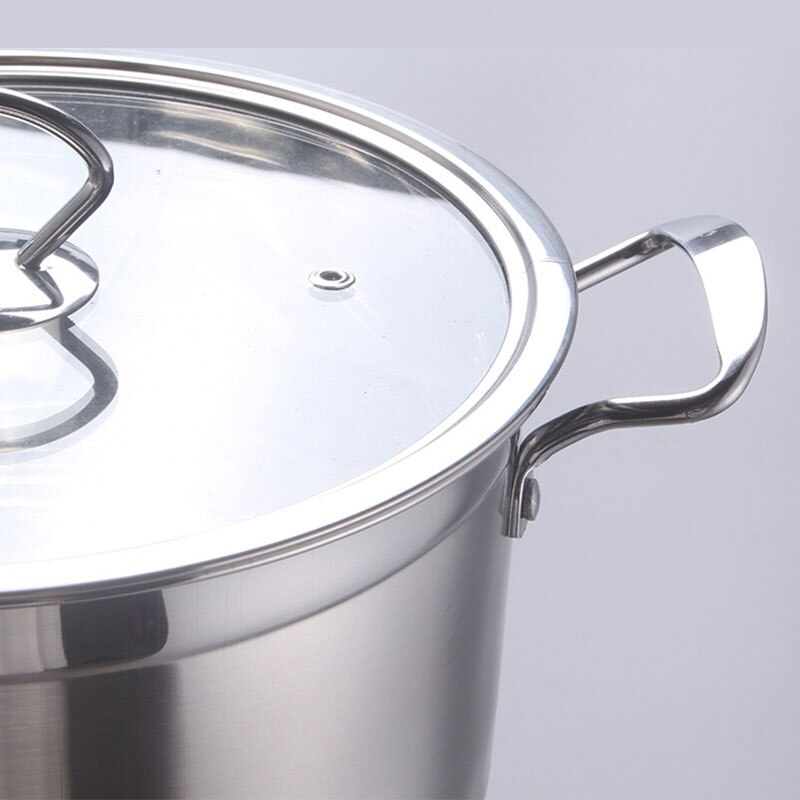 Olla de acero inoxidable para sopa, utensilios de cocina de inducción, para , 1 unidad, 14/16cm