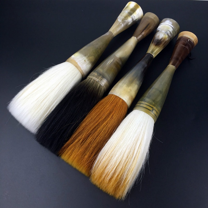 Chinese Calligraphy Brush Pen Woolen Hair Brush Multiple Hairs Hopper-shaped Brush Traditional Chinese Painting Writing Supplies