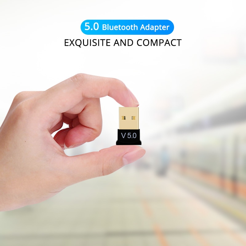 ANMONE Mini Bluetooth 5.0 Receiver Dongle Wireless USB Transmitter Music Receiver Bluetooth Adapter For Computer PC Smartphone