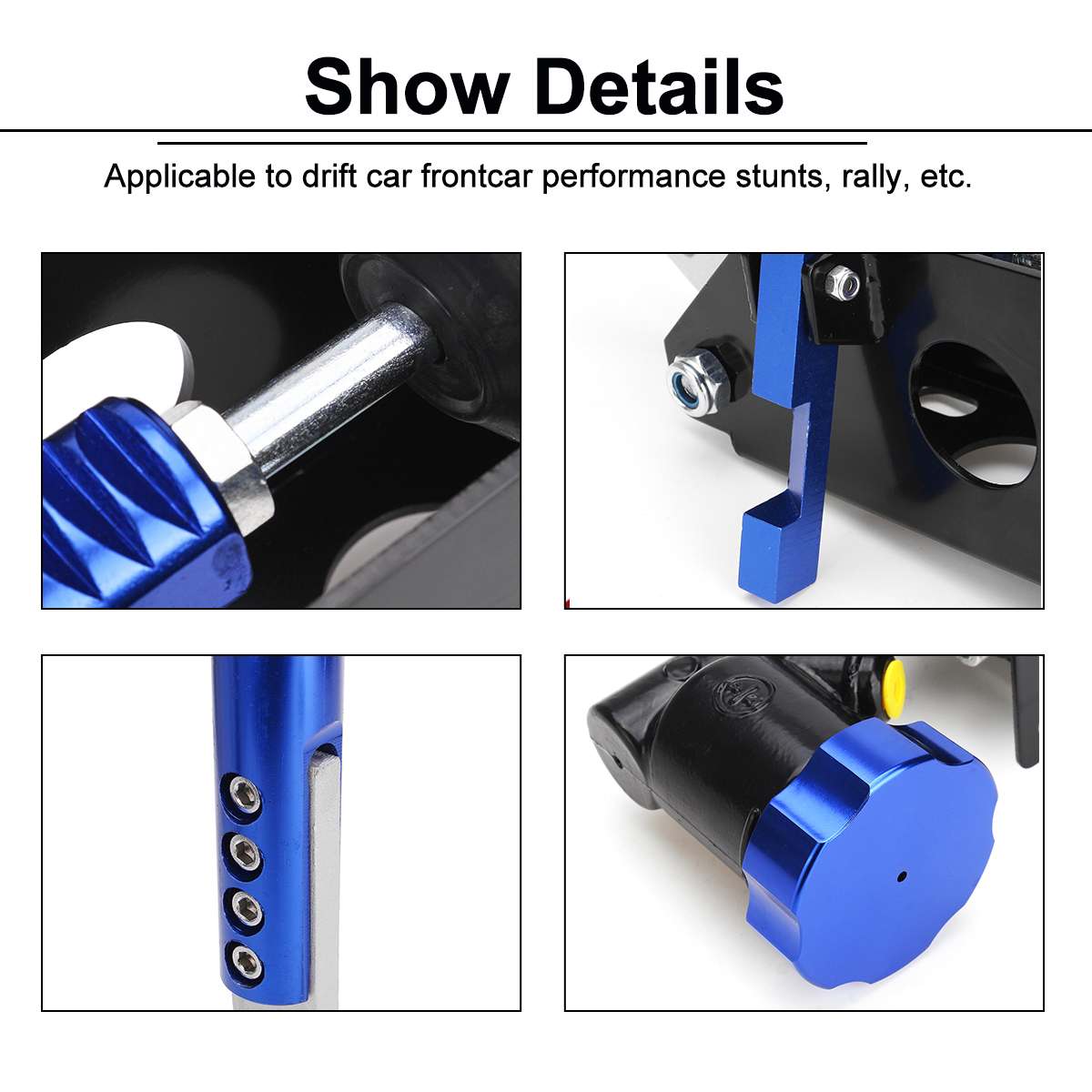 32.4cm Adjustable Hydraulic Handbrake E Brake Racing Handbrake Lever with Oil Tank Hand Brake M8 / M13 Car Brake System