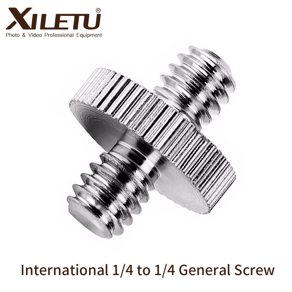 Internationalen Standard 1/4 zu 1/4 Gewinde Stativ Schraube Adapter Standard Stativ Montage Gewinde Kamera Schraube Adapter Konverter