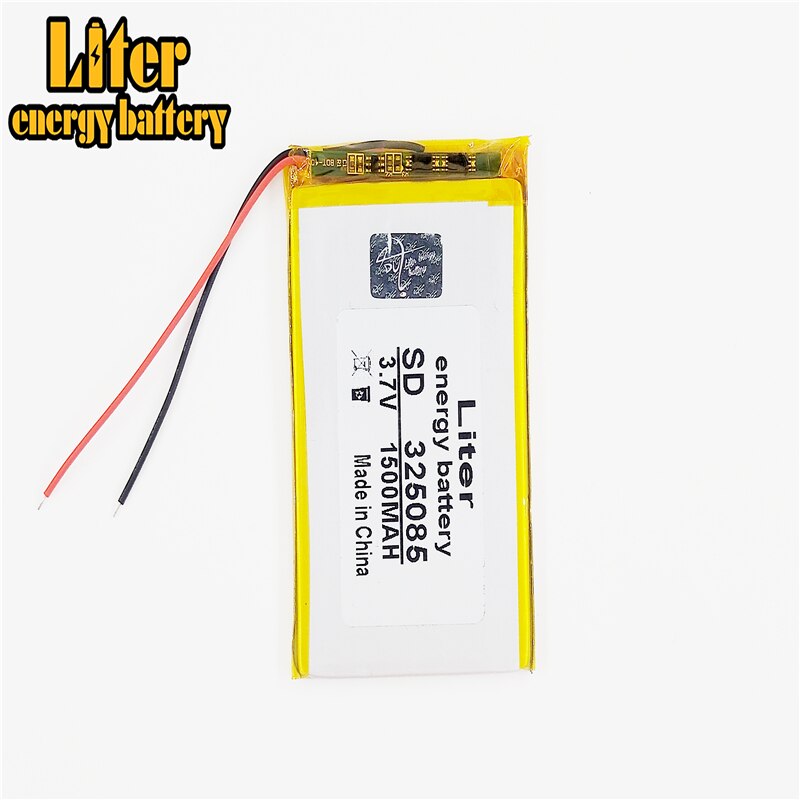 325085 3.7V 1500mah Lithium Tablet polymer battery with Protection Board For MP4 GPS Digital Product Free S