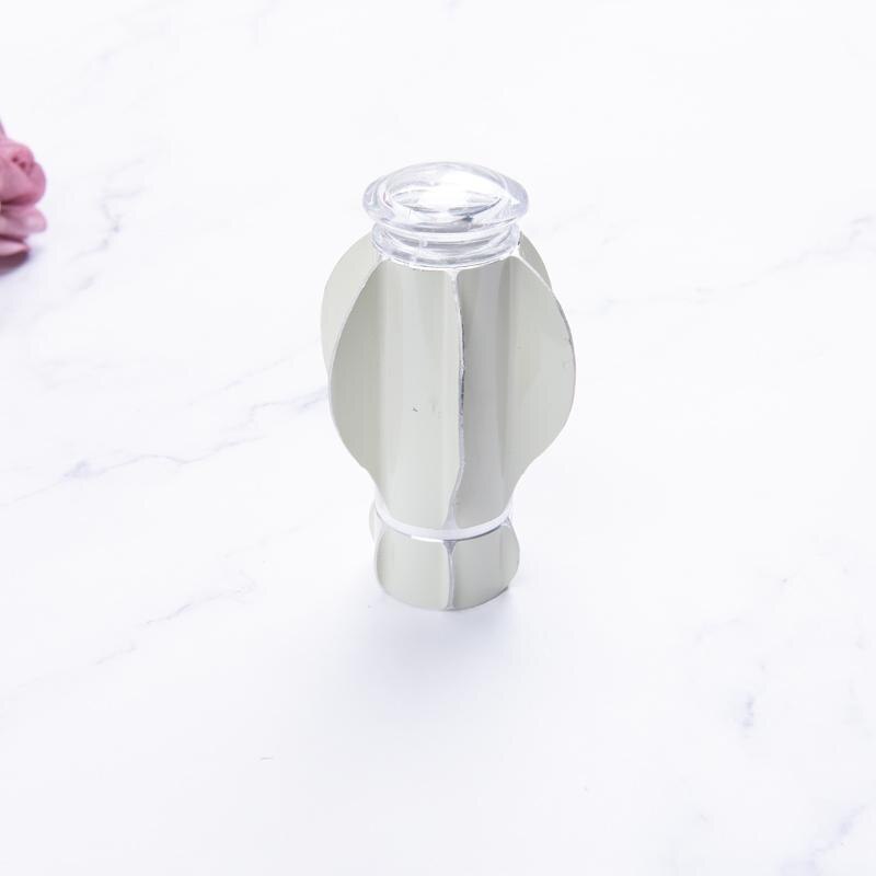 Tige de rideau romain tête décorative en aluminium | Tête tête de rideau décorative, tige de rideau décorative, bouchon de scellage, accessoires de barre Rome tête: 7