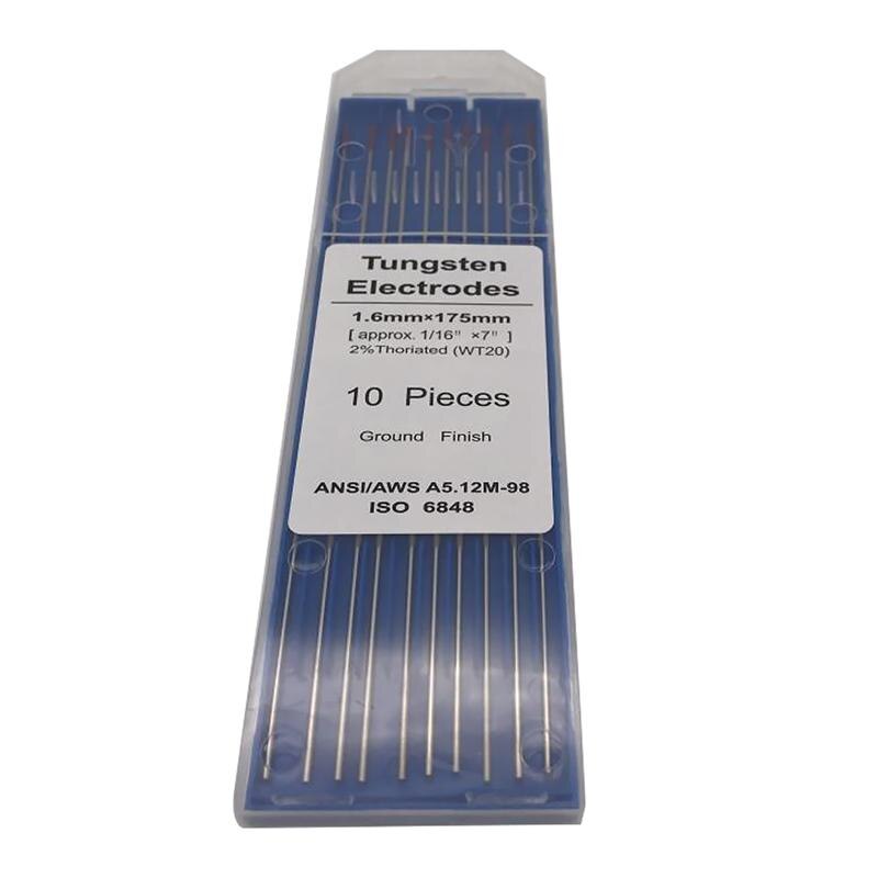 1 opakowanie trwałe elektrody spawalnicze wolframowe torowe WT20 TIG pręty wolframowe: 15x0.24cm