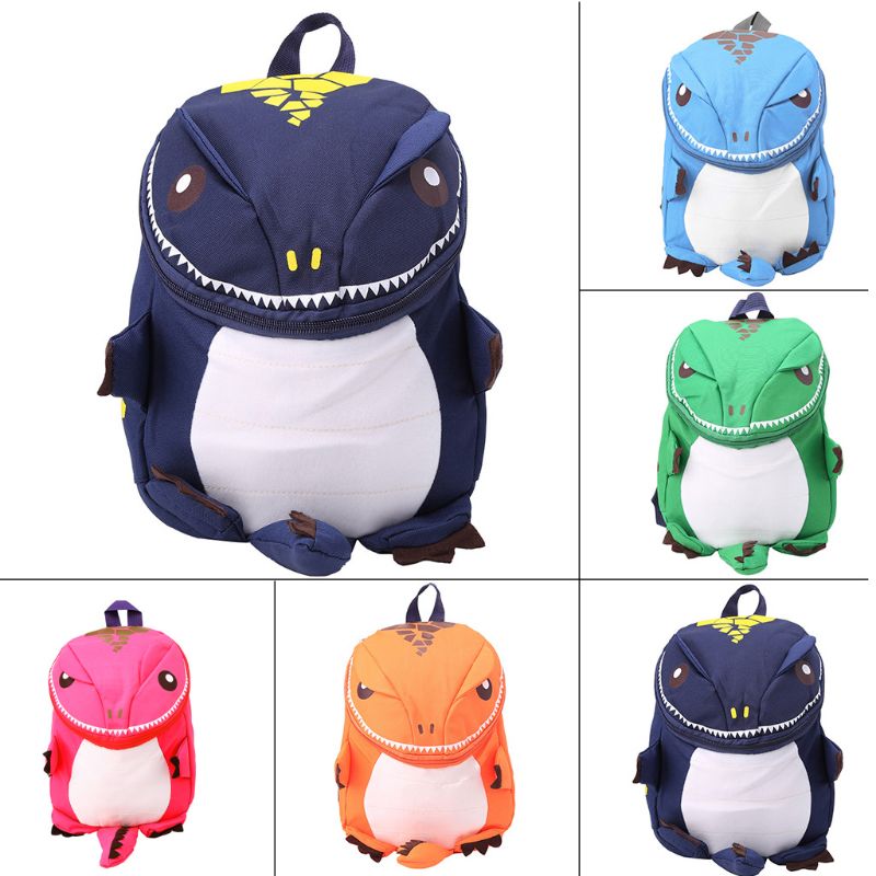 Cute Kid Toddler Backpack Kindergarten Schoolbag 3D Cartoon Dinosaur Animal Bag