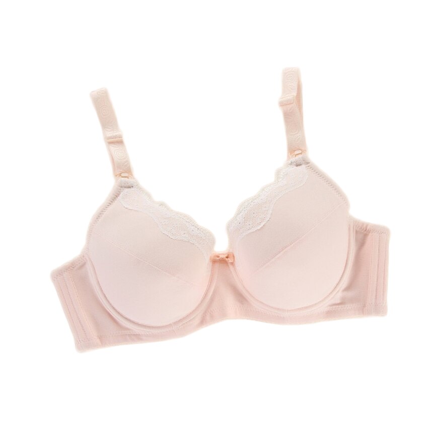 2 stk/parti pink blå bomuld bøjle gravid blonde bh amme amme bh'er til fodring barsels bh'er toppe til fodring