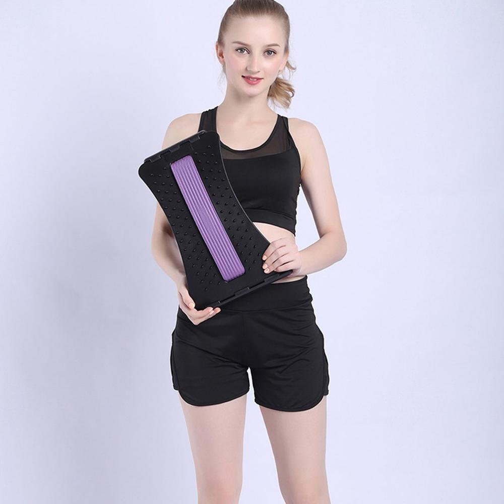 Back Massage Stretcher Magic Fitness Back Posture Corrector Lumbar Traction Spine Posture Back Pain Cushion
