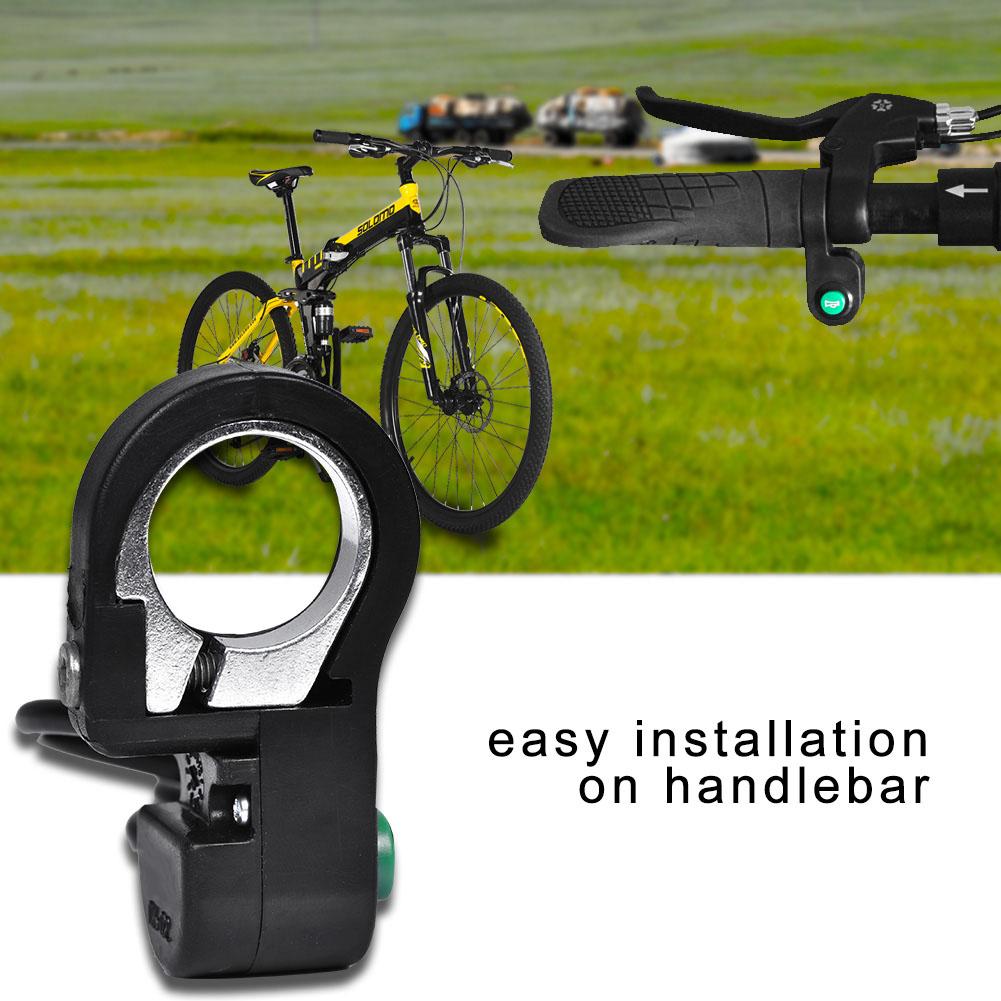 Fiets Claxon Schakelaar Kabel 22.5Mm Abs Scooter Knop Duurzaam Installeren Op Off Waterdichte DK-02 Fiets Accessoires Zwart