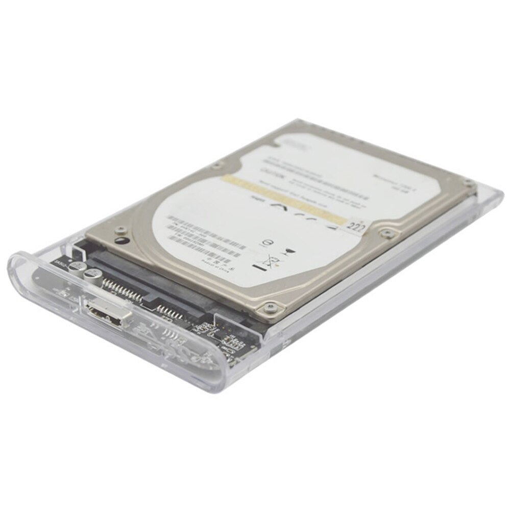Boîtier pour disque dur externe SATA 2.5 à USB 3.0, 5 Gbps, SSD, 3.0 pouces, 1 pièce, avec adaptateur de disque dur et câble de données