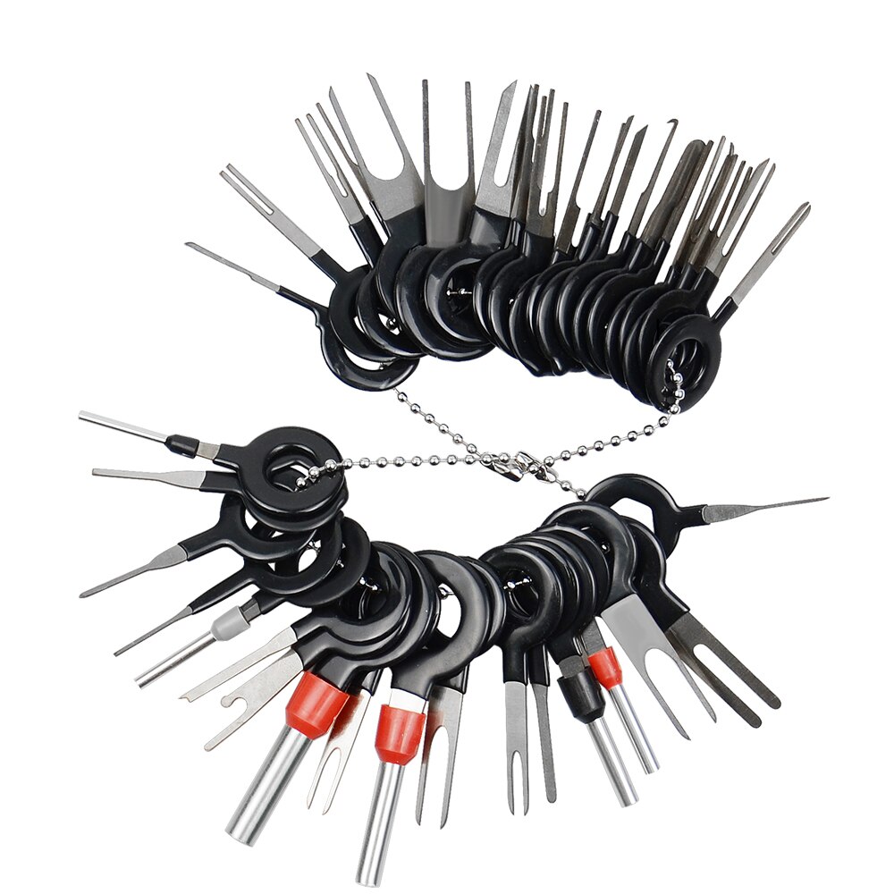 Auto Terminal Verwijdering 38 stks/set Elektrische Bedrading Crimp Connector Pin Extractor Kit Automobiles Terminal Reparatie Handgereedschap