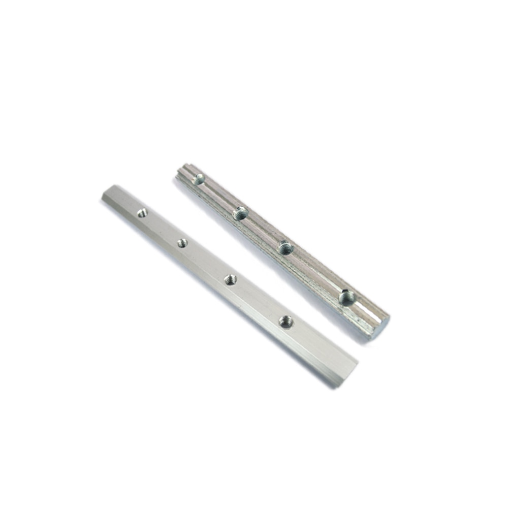 Conector deslizante 20-M5 longitud 100mm/30-M6 180mm interior para impresora 3D DIY conector de perfil de aluminio