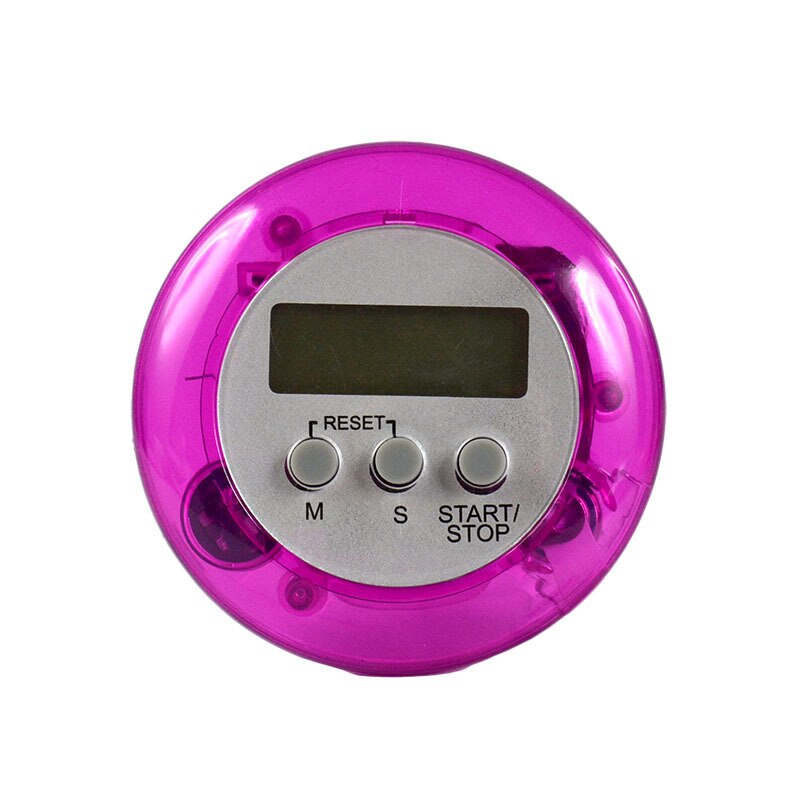 Multi Plastic Kitchen timer Round Electronic Timer Kitchen Countdown Timers Alarm Random Color Kitchen Timer: Purple