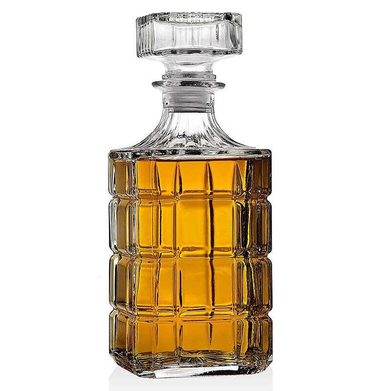 Hellodream Glas Whiskey Decanter Voor Drank Of Scotch Bourbon Wijn 33.81 Oz