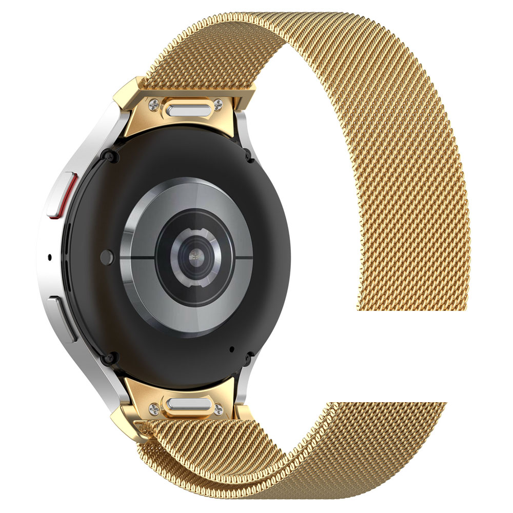 Correa de reloj de acero inoxidable para Samsung Galaxy Watch 7/FE, pulsera magnética de Metal para reloj inteligente, ajuste rápido: XXL / Rose Gold