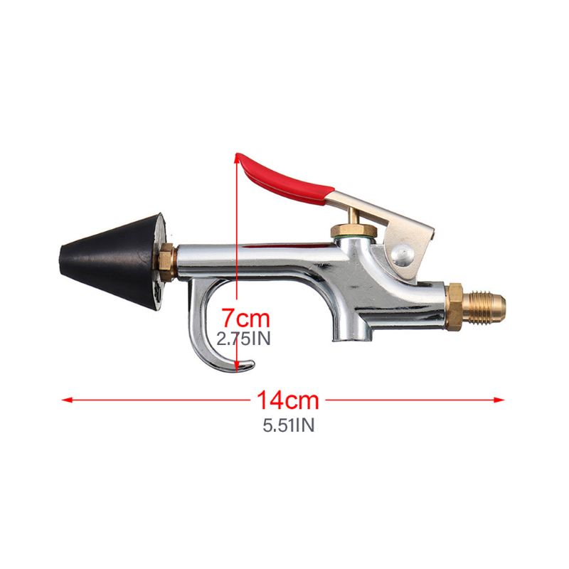 Auto Airconditioner Flush Tool A/C Lijn Bus Nozzle Metalen Vervanging Kit Set