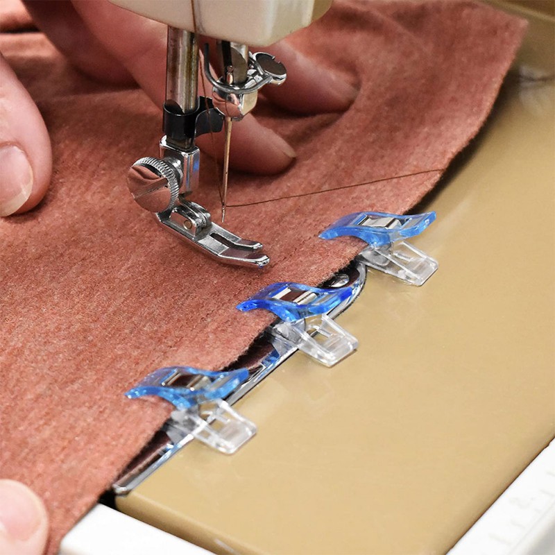 100 Uds. Herramienta de costura de Patchwork de artesanía de revestimiento para suelo DIY Clip de costura de plástico Multicolor pinzas de tela Accesorios