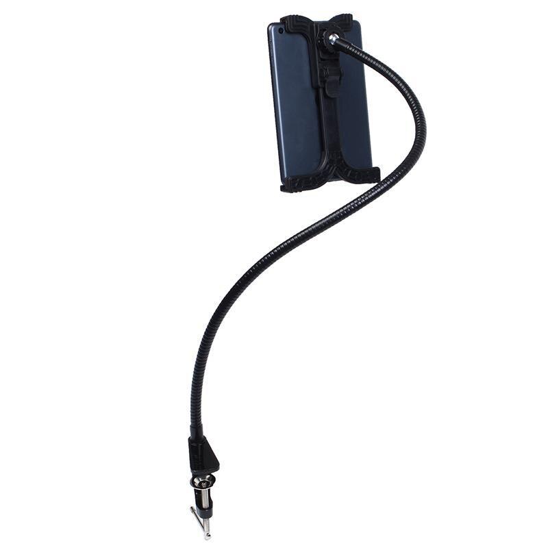 7-10.1 inch draagbare flexibele auto vloer stoel zwanenhals montage houder metalen tablet standaard auto gebruik voor ipad tablet pc auto houder