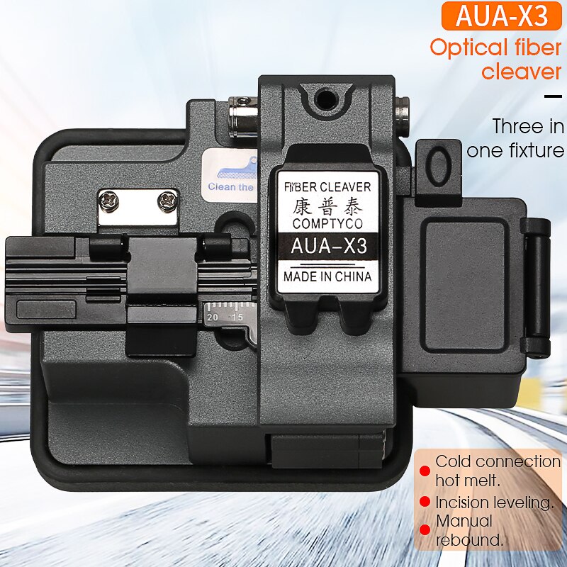 AUA-X0/X1/X2/X3 Vezelmes Ftth Kabel Glasvezel Snijmes Gereedschap Snijder Drie-In-Een Klem Slot