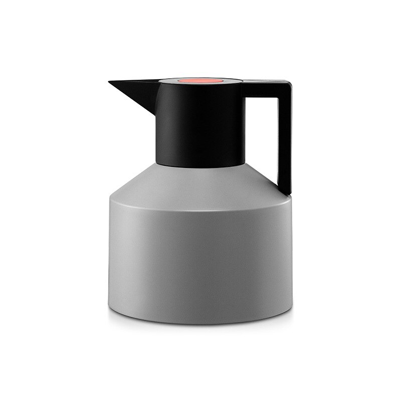 Geometrische Wasser Krug Wasser Krug Große Kapazität Krüge Doppel Schicht Vakuum Kaffee Thermos Wasserkocher Isolierte Flasche Tee Topf: 1.2L / Grey