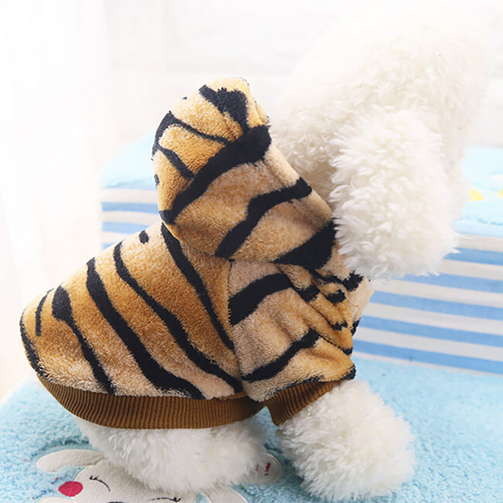 Ropa para perros/gatos mascota lindo Tigre transfiguración abrigo vestido para perros abrigo chaqueta algodón Ropa Perro cachorro Bulldog Francés