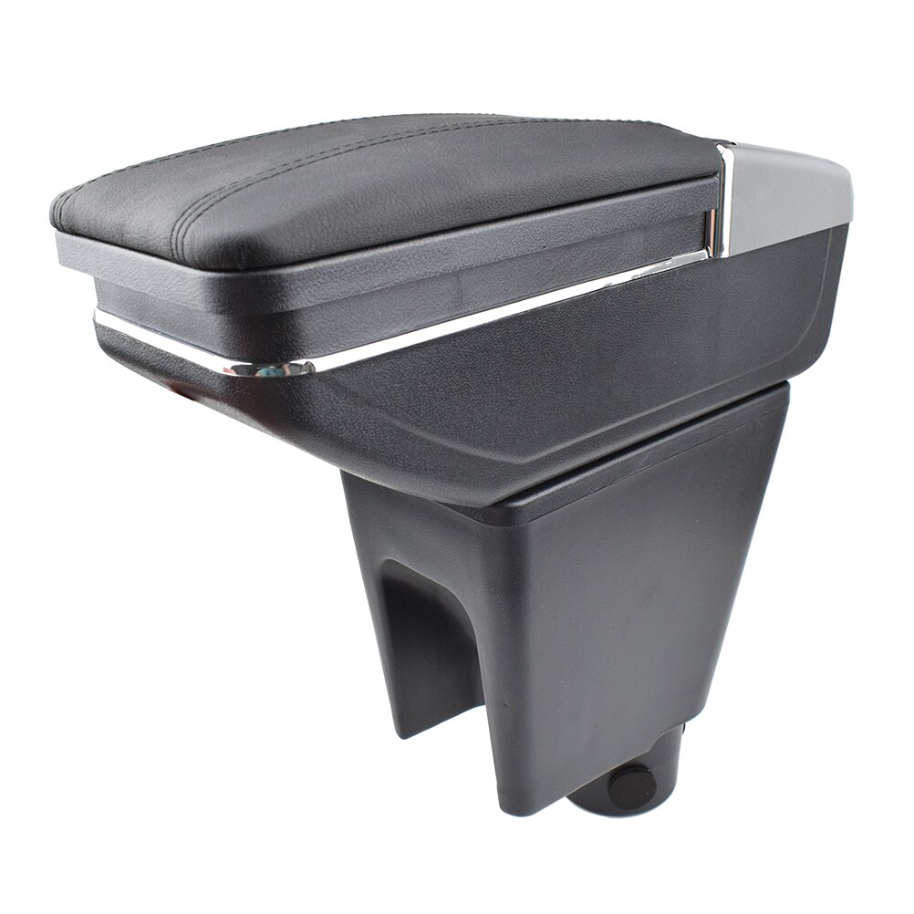 Podłokietnik dla Chevrolet iskra III 2010-2014 Daewoo Matiz czarny skórzany centrum nowe pudełko robić przechowywania funkcja modyfikacji Podkładka części: czarny linia