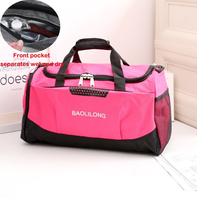 Professionelle Große Kapazität Sport Tasche Wasserdicht Casual Lagerung Gym Taschen Polyester Männer/Frauen Packable Duffle Reisetasche Mochila