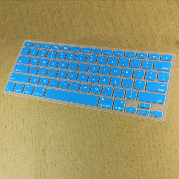 For Apple Macbook Pro Retina 13" 15" 17" inch color Protector Cover Silicone Keyboard Skin Cover Film For Mac book Air 13.3: sky blue