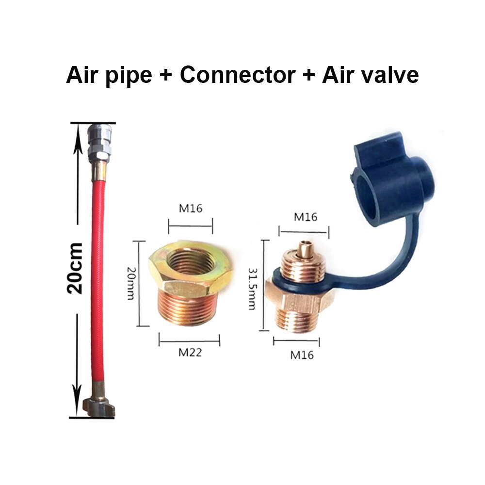 Free ship Connection Pipe for Air Intake Joint of Gas Storage Tank of Truck and Truck Air Intake Valve of Pneumatic Dust Blower: 1set