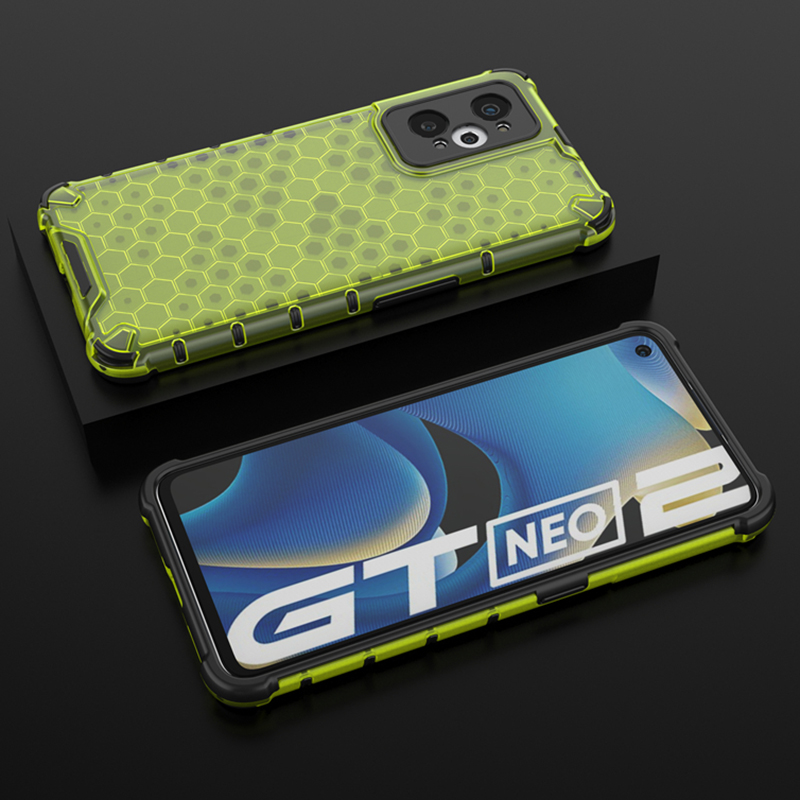 Voor Realme Gt 2 Gt2 Pro Case Hard Transparant Achterkant Cover Zacht Siliconen Frame Schokbestendig Telefoonhoesje Voor Realme Gt Neo 2 Neo2