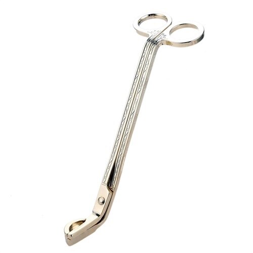 1Pc Stainless Steel Candle Wick Trimmer Oil Lamp Trim Scissor Cutter Snuffer Tool Hook Clipper Candle Accessories 180*57mm: C