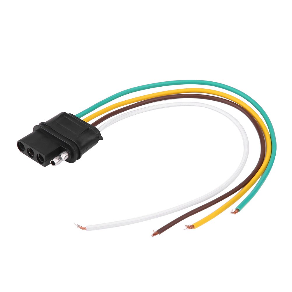 4-Way Car Connects Tail Lights/Brake Lights /Turn Signals Plug Wiring Connector TM8010 For Trailer RV Motorhome Caravan