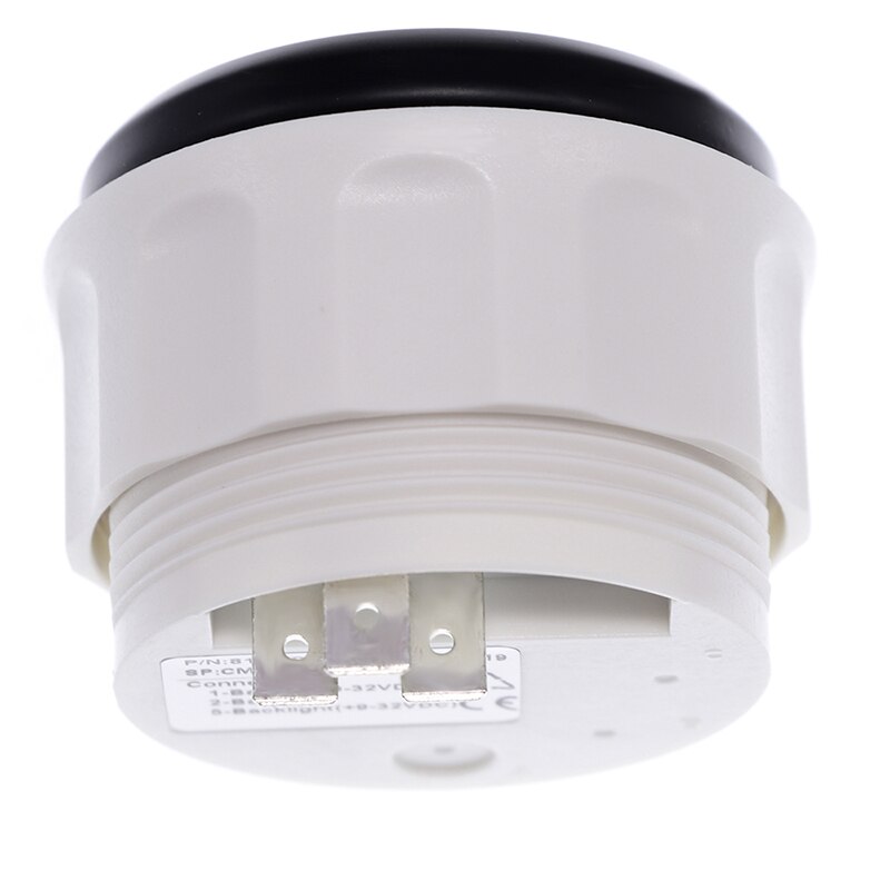 52 mm Stiefel Auto Tankanzeige E-1/2-F Kraftstoff Ebene Anzeige passen für 0 ~ 190 Ohm Kraftstoff Sensor Absender Einheit mit Hintergrundbeleuchtung passen 9 ~ 32V