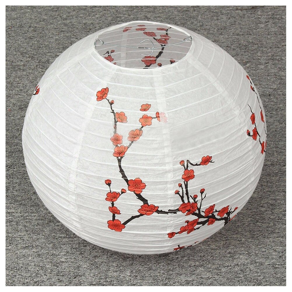 Lámpara de pantalla de estilo Oriental de 14''